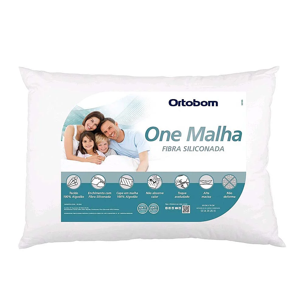 Travesseiro One Malha Ortobom